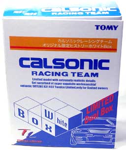TL SET CALSONIC RACING TEAM WHIGT Box 01
